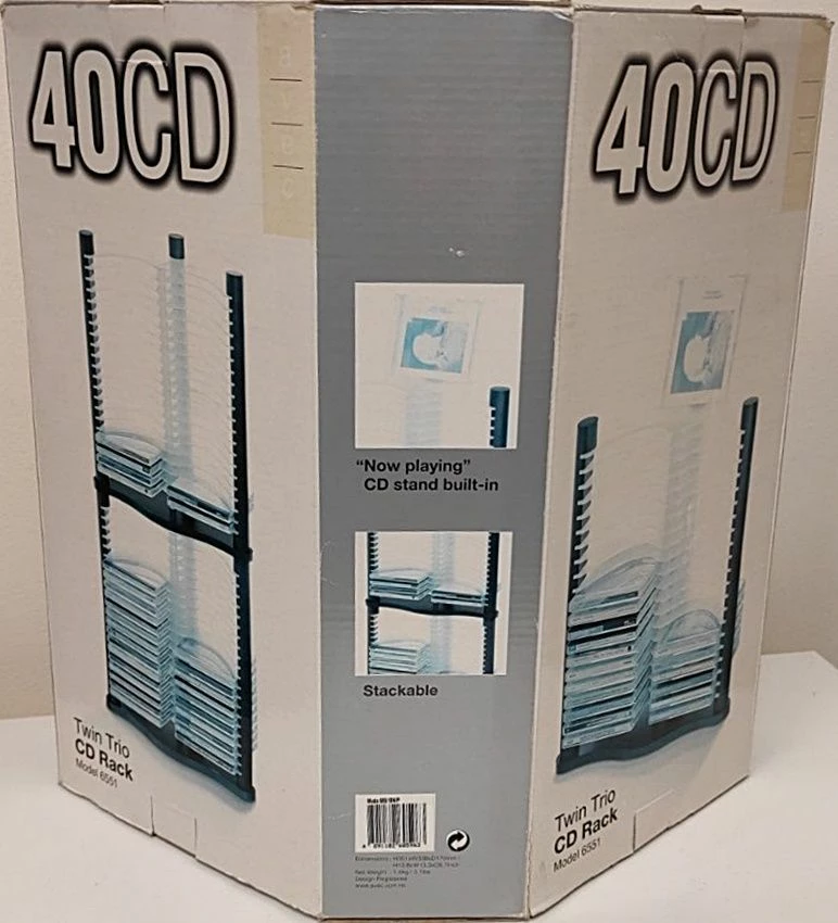 Vendora ΞΥΛΙΝΗ ΘΗΚΗ ΓΙΑ 40 CD