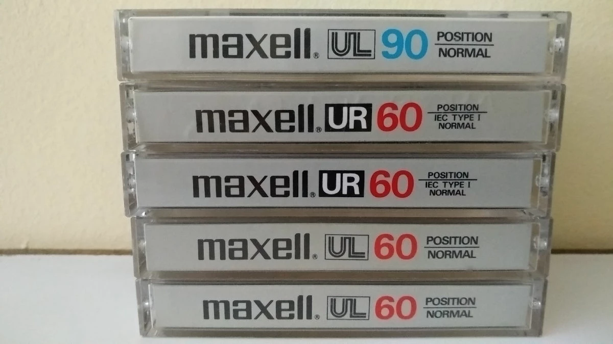 Vendora Maxell 1982-1986 ( 5 κασέτες σπάνιες ) NORMAL ( Type I )