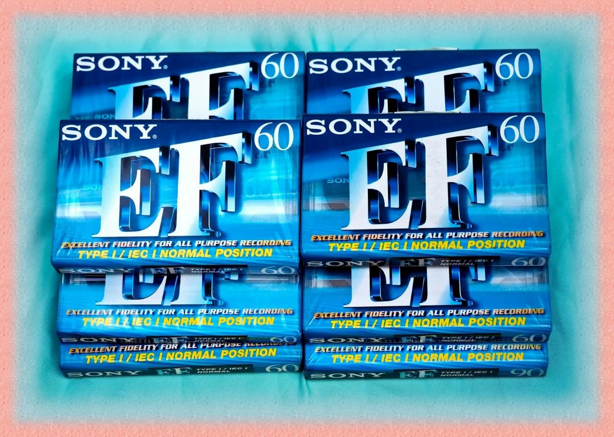 Vendora Κασέτες ήχου σφραγισμένες Sony EF 60