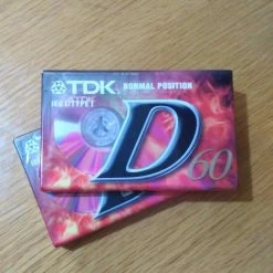 Vendora 2 ΚΑΣΣΕΤΕΣ ΕΓΡΑΦΗΣ TDK D 60