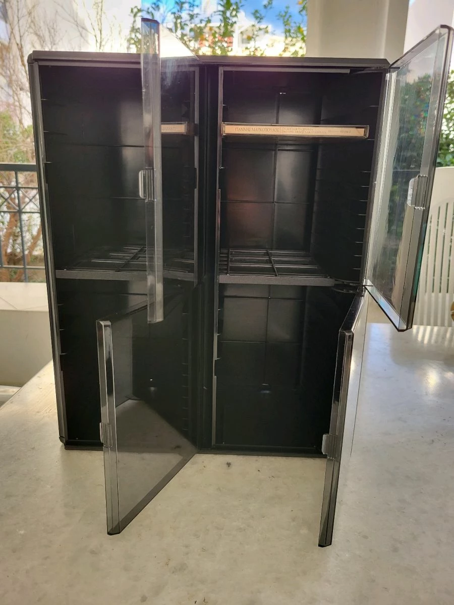 Vendora Θήκη για 56 CD/καινούργια στο κουτί της/μαύρο χρώμα CD BANK II