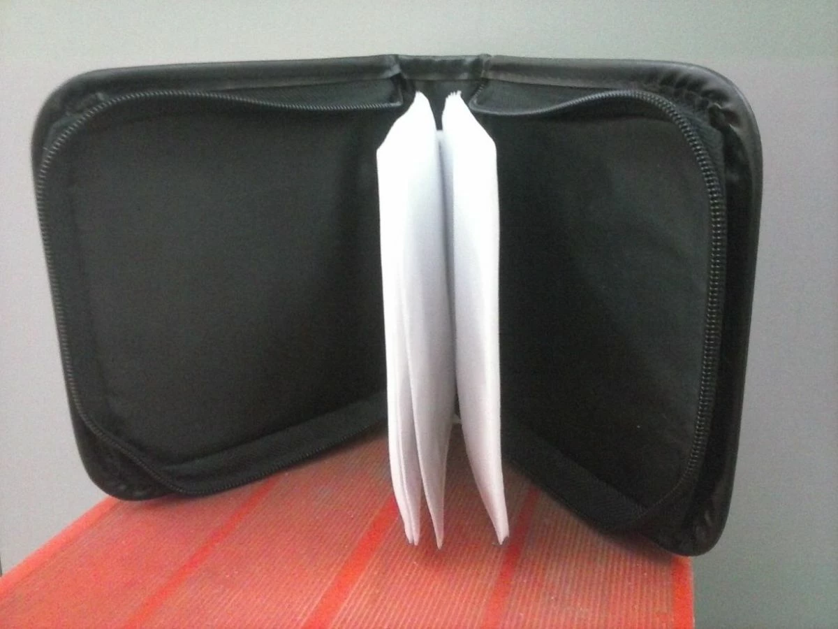 Vendora CD CASE (βαλιτσάκι) 24 CD/DVD/BDR Μαύρο Δερματίνη - Image 2