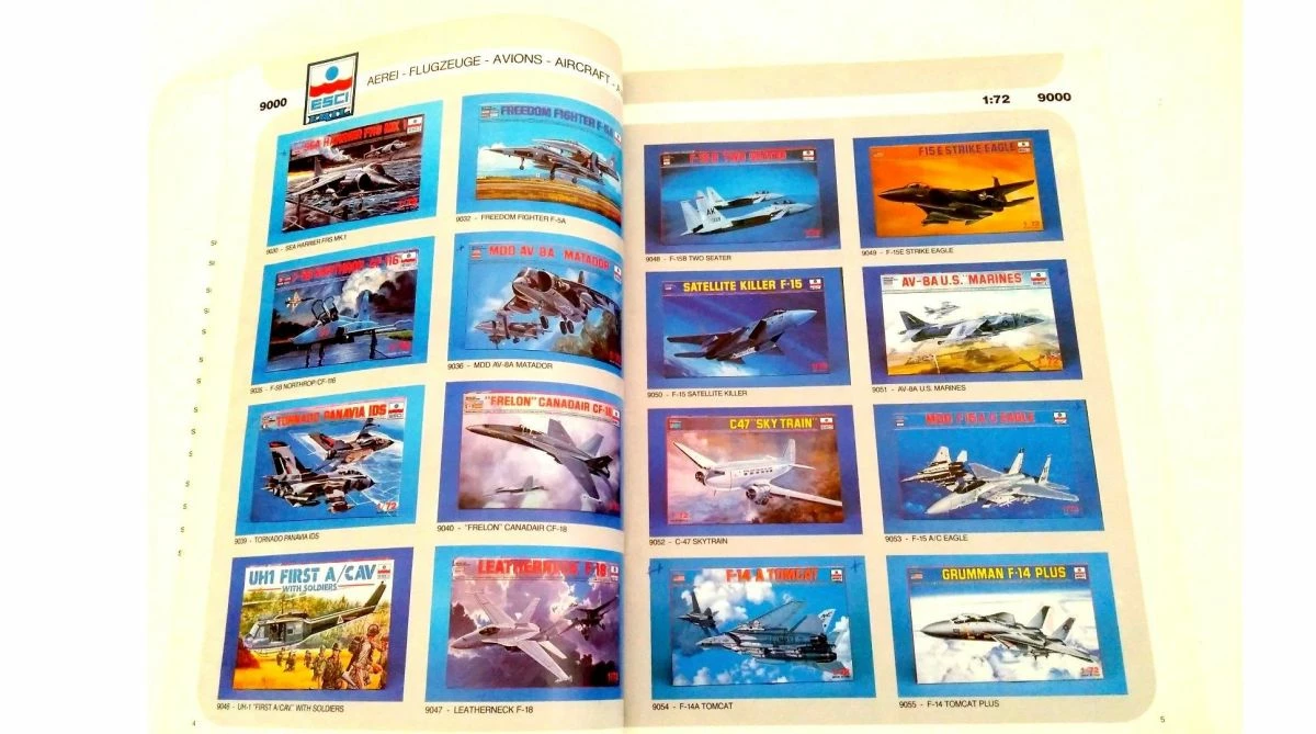 Vendora Μοντελισμός Κατάλογος 1989 '' ESCI '' Plastic Hobby Kits - Image 9