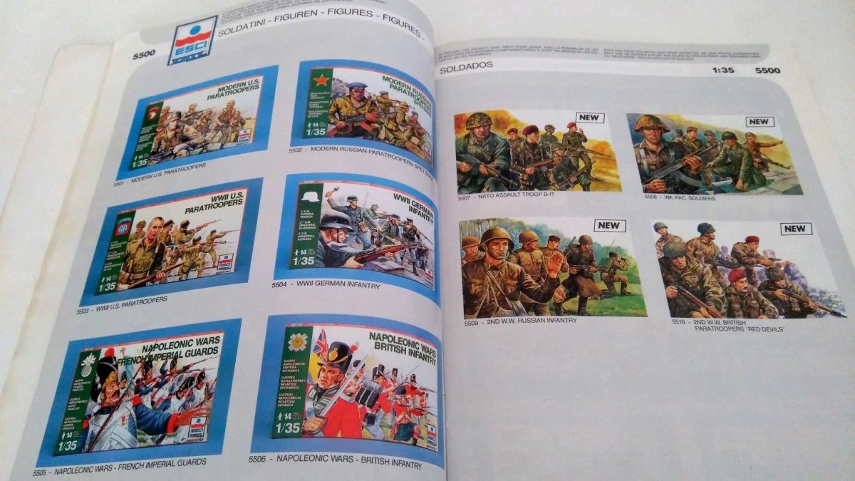 Vendora Μοντελισμός Κατάλογος 1989 '' ESCI '' Plastic Hobby Kits - Image 5