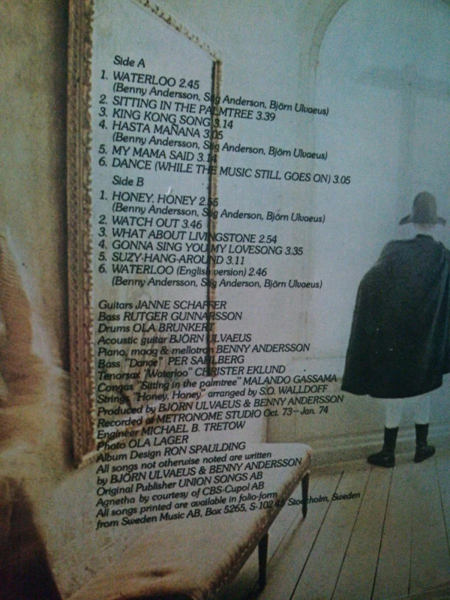 Vendora ABBA Grand Prix Song Waterloo Vinyl - Image 2