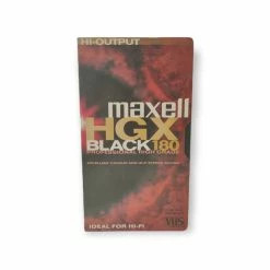 Vendora Maxell HGX Black 180 HiFi VHS