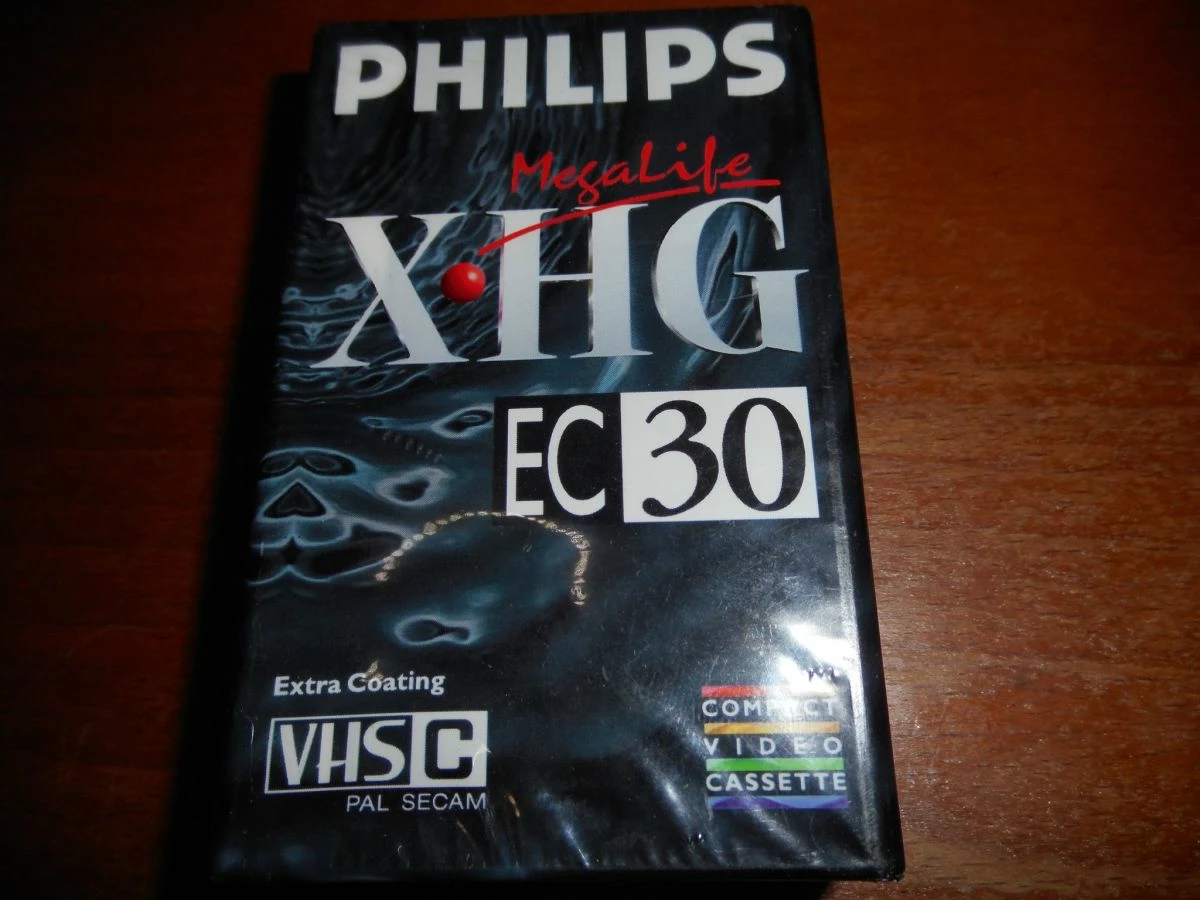 Vendora ΒΙΝΤΕΟΚΑΣΕΤΑ PHILIPS XHG - EC 30 VHS C MEGALIFE VIDEO COMPACT CASSETTE