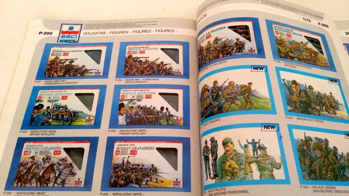 Vendora Μοντελισμός Κατάλογος 1989 '' ESCI '' Plastic Hobby Kits - Image 7