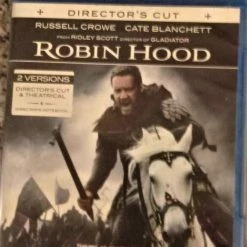 Vendora Blue Ray Dvd ROBIN HOOD