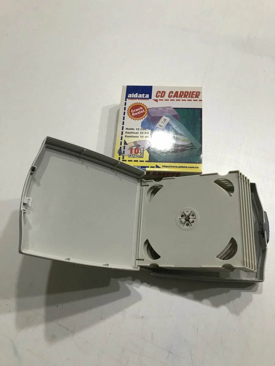 Vendora Aidata CD Carrier: Σκληρή θήκη της Aidata για μεταφορά 10 CD ή DVD