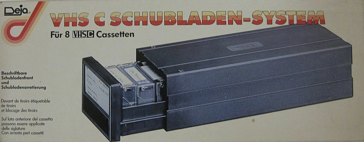 Vendora ΘΗΚΗ ΓΙΑ 8 VIDEO VHS-C