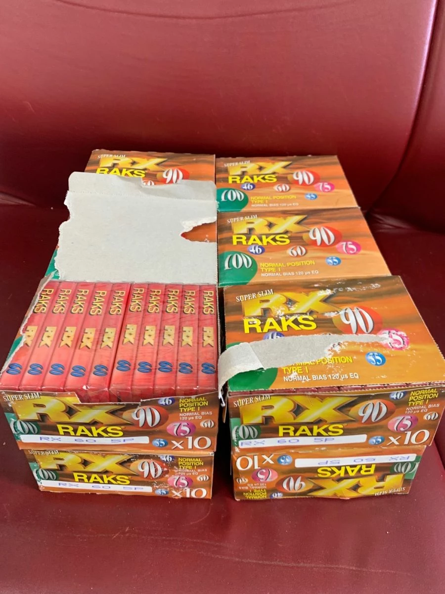 Vendora Κασέτες άγραφες καινούργιες 50 τεμάχια