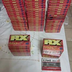 Vendora κασέτες ήχου Raks RX 60 Normal σφραγισμένες 20 ευρώ η δεκάδα