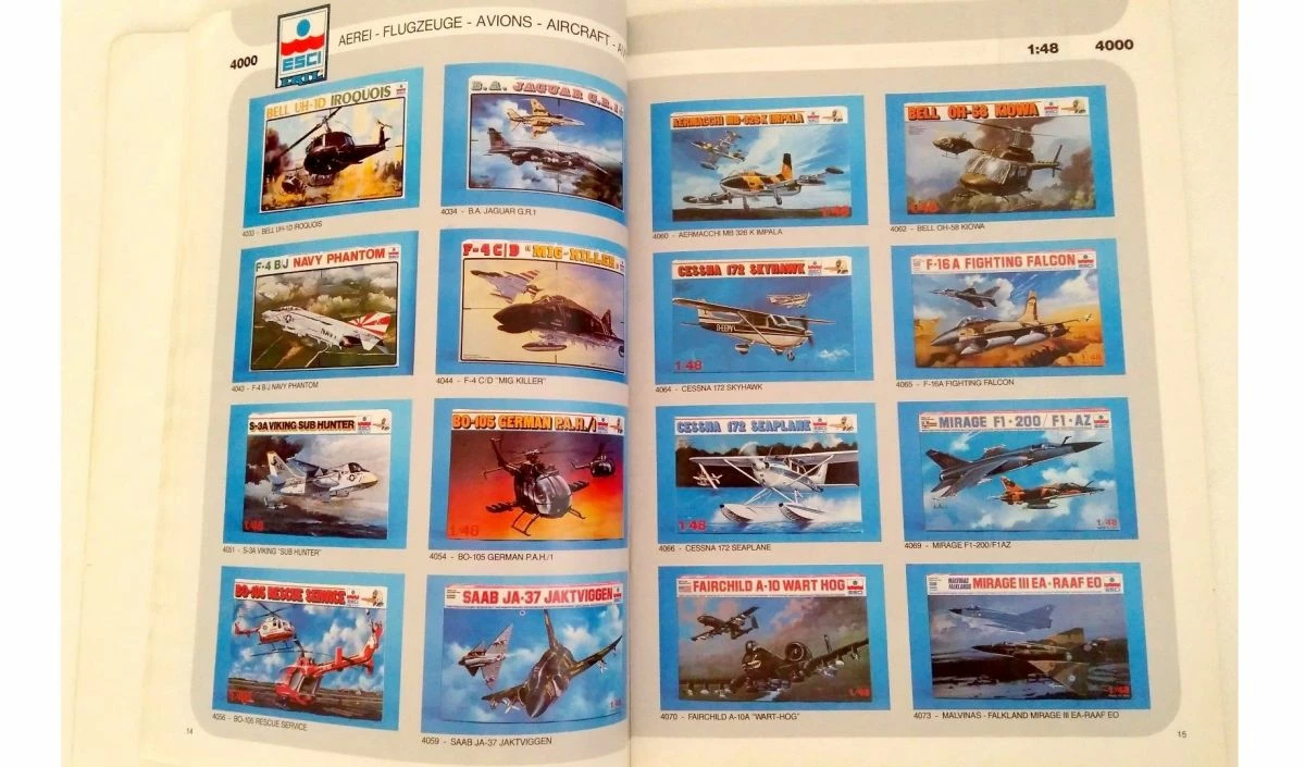 Vendora Μοντελισμός Κατάλογος 1989 '' ESCI '' Plastic Hobby Kits - Image 8
