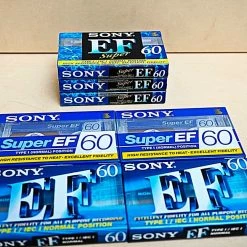 Vendora Κασέτες ήχου σφραγισμένες, Sony EF60, 7 τεμάχια