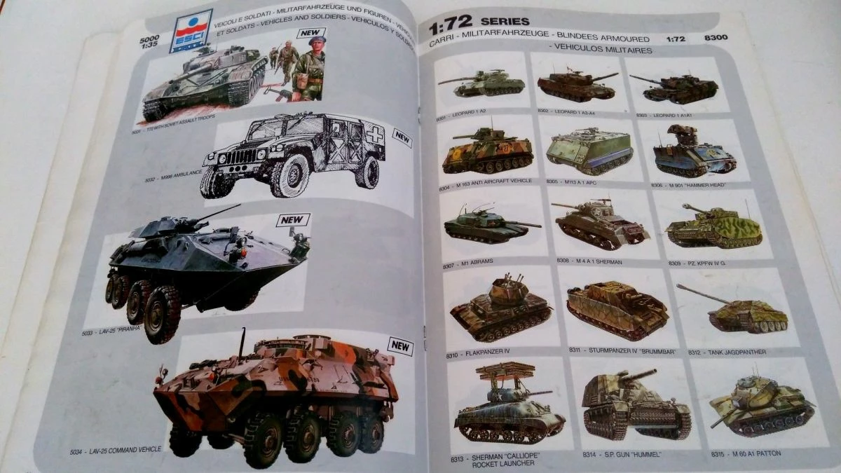 Vendora Μοντελισμός Κατάλογος 1989 '' ESCI '' Plastic Hobby Kits - Image 3