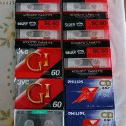 Vendora 16 ΚΑΣΕΤΕΣ ΗΧΟΥ ΣΦΡΑΓΙΣΜΕΝΕΣ 60min MAXELL JVC PHILIPS SILVER TDK