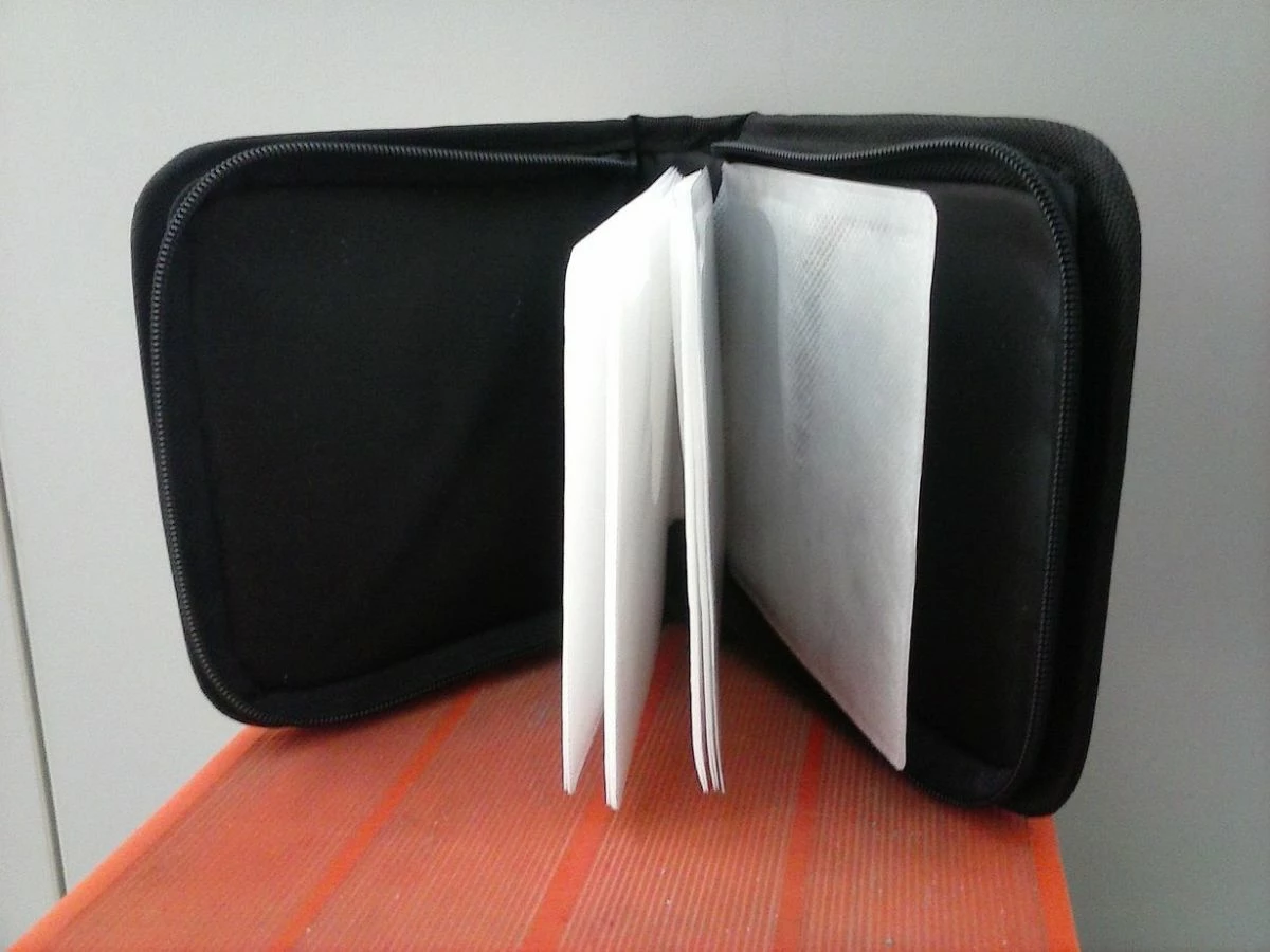 Vendora CD CASE (βαλιτσάκι) 24 CD/DVD/BDR Λευκό ύφασμα - Image 2