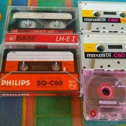 Vendora Κασετες ηχου παλιές Philips Maxell Basf Intersonic 5 τεμάχια