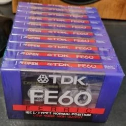 Vendora 10 TDK ΚΑΣΣΕΤΕΣ ΗΧΟΥ ΣΦΡΑΓΙΣΜΕΝΕΣ FE 60