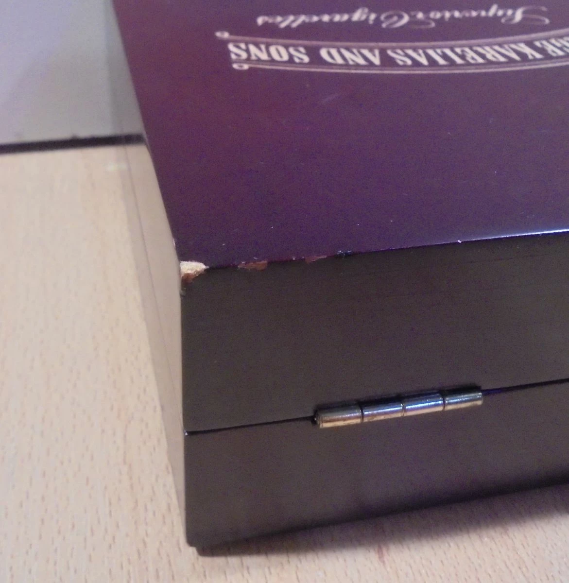 Vendora George Karelias & Sons τσιγάρα διαφημιστική ξύλινη θήκη για Cd - Image 5