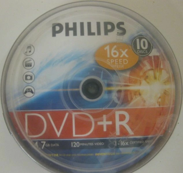 Vendora PHILIPS DVD+R P10 (CAKE BOX) 16X
