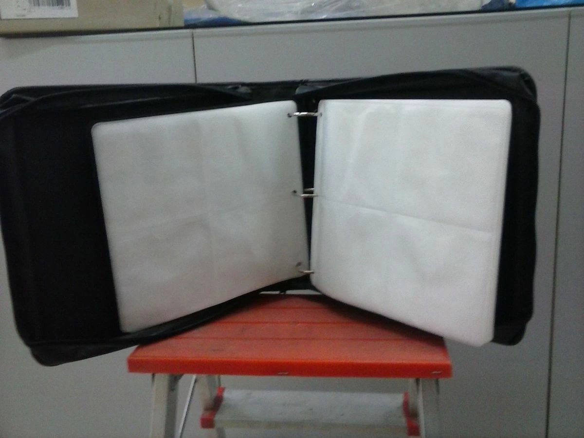 Vendora CD CASE (βαλιτσάκι) 240 CD/DVD/BDR Μαύρο Δερματίνη - Image 2