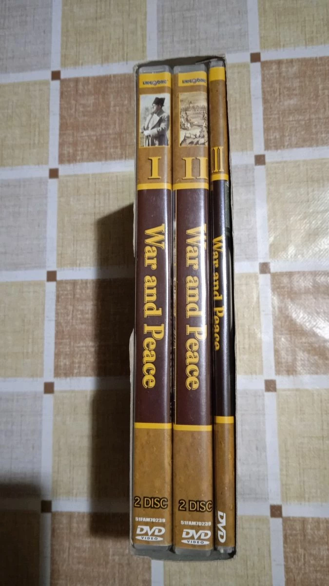 Vendora Ταινίες DVD WAR AND PEACE ΠΟΛΕΜΟΣ ΚΑΙ ΕΙΡΗΝΗ 5 DVD 403 λεπτά διάρκεια. - Image 3