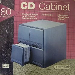 Vendora ΞΥΛΙΝΗ ΘΗΚΗ ΓΙΑ 80 CD