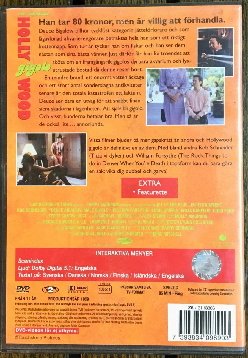 Vendora DvD - Deuce Bigalow: Male Gigolo (1999) - χωρις ελληνικους υποτιτλους - Image 2