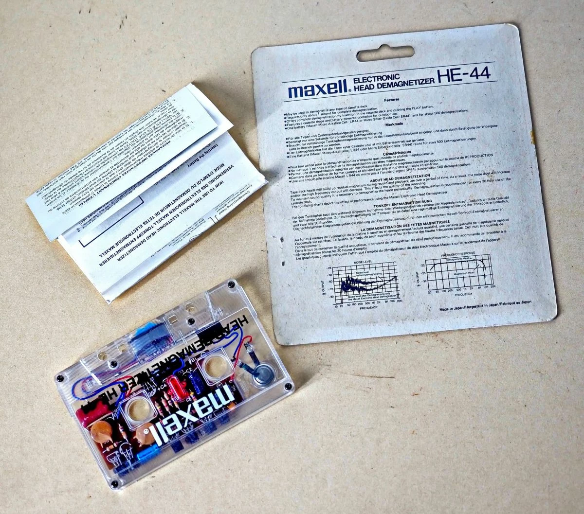 Vendora Κασέτα απομαγνητισμού Maxell, Japan