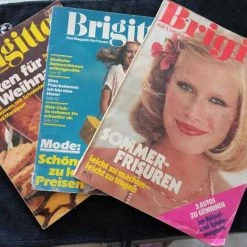 Vendora BRIGITTE GERMAN MAGAZINE ( 3 ΤΕΥΧΗ ) ΧΡΟΝΟΛΟΓΙΑΣ 1978 , 80 , 80 ΣΕ ΚΑΛΗ - ΠΟΛΥ ΚΑΛΗ ΚΑΤΑΣΤΑΣΗ !!!