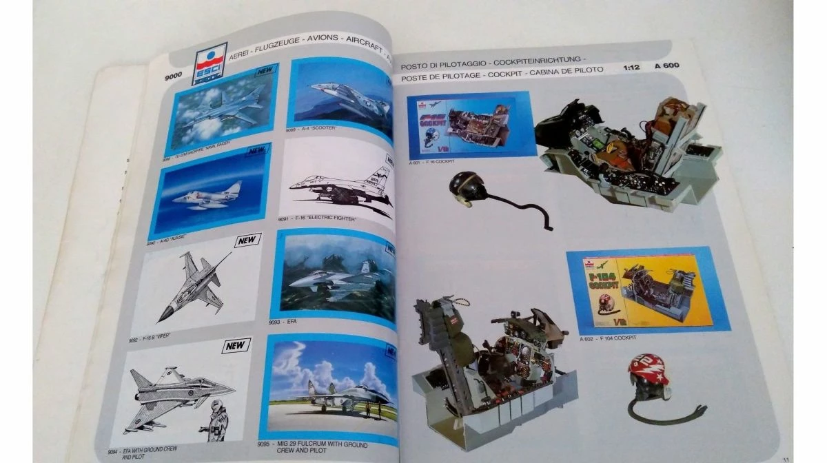 Vendora Μοντελισμός Κατάλογος 1989 '' ESCI '' Plastic Hobby Kits - Image 4