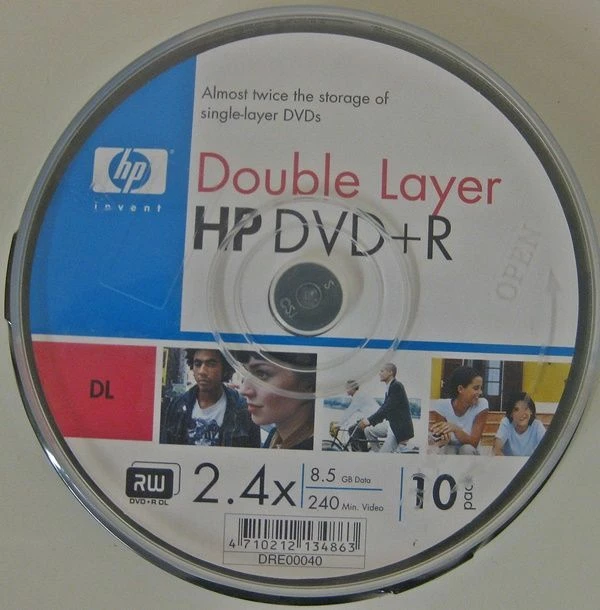 Vendora HP DVD+R DOUBLE LAYER P10