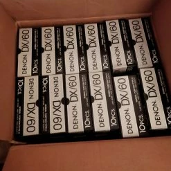 Vendora ΚΑΣΣΕΤΕΣ ΣΦΡΑΓΙΣΜΕΝΕΣ DENON DX 60 MADE IN JAPAN-----4 ΕΥΡΩ ΤΟ ΚΟΜΜΑΤΙ ----40 ΕΥΡΩ ΟΙ ΔΕΚΑ