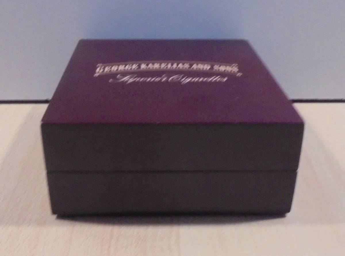 Vendora George Karelias & Sons τσιγάρα διαφημιστική ξύλινη θήκη για Cd - Image 2