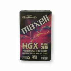 Vendora Maxell HGX Black 30 HiFi VHS C