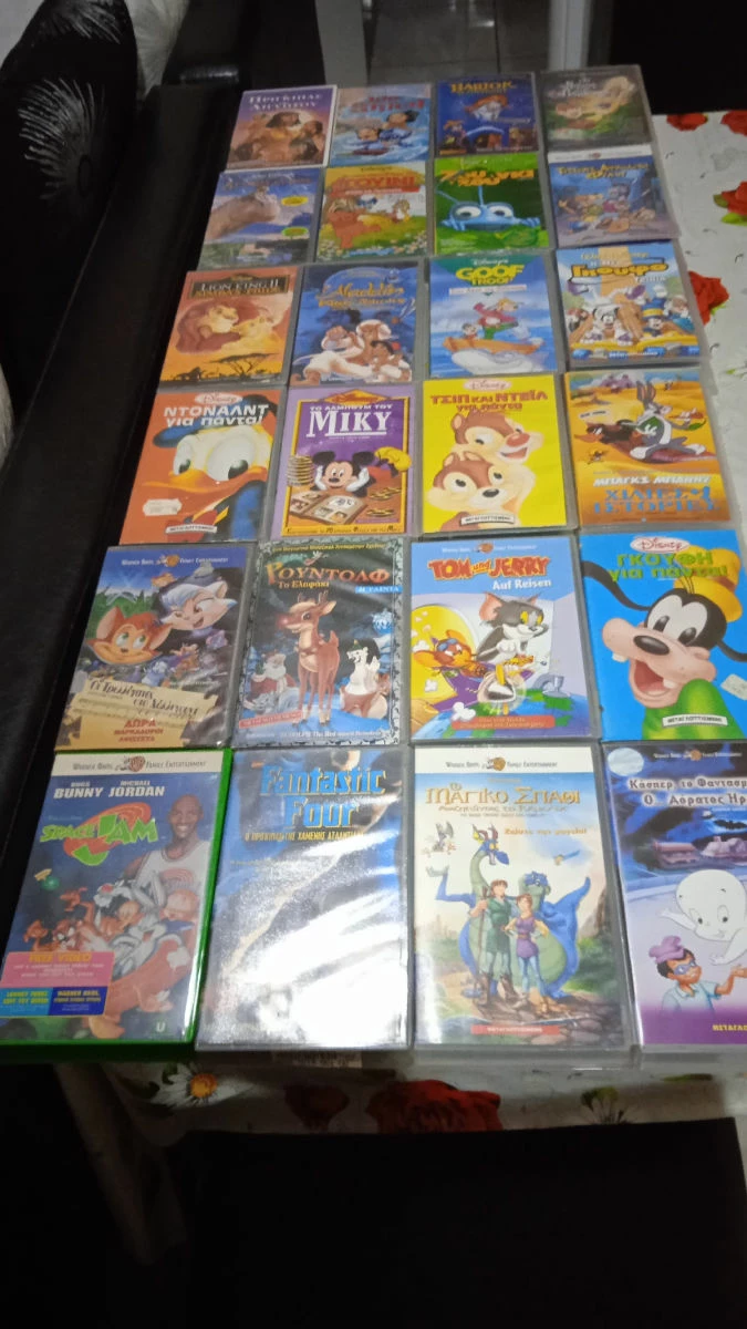Vendora Βιντεοκασέτες VHS WALT DISNEY Μεγάλη Συλλογή ταινίων.