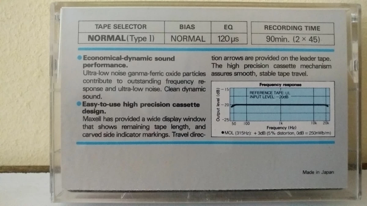 Vendora Maxell 1982-1986 ( 5 κασέτες σπάνιες ) NORMAL ( Type I ) - Image 5