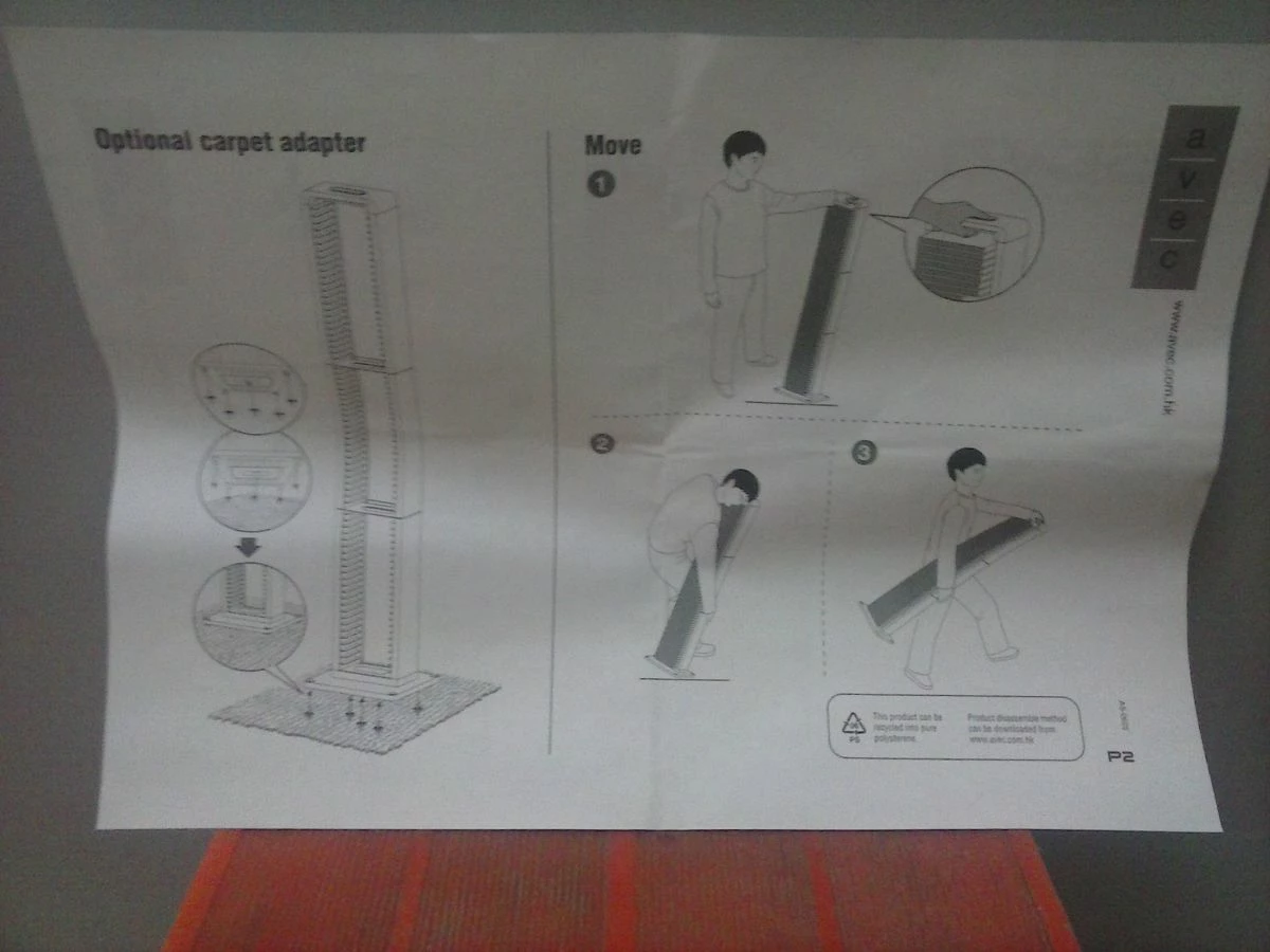 Vendora Επιτραπέζιος - Επιδαπέδιος Πύργος για 75 DVD (ΠΩΛΗΣΗ) - Image 4