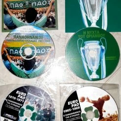 Vendora 16 Συλλεκτικά CD - PANATHINAIKOS FC & BC