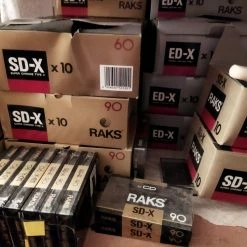 Vendora ΚΑΣΣΕΤΕΣ ΧΡΩΜΙΟΥ TYPE II---- ΣΦΡΑΓΙΣΜΕΝΕΣ RAKS SD-X 90 KAI ED-X 60 ----4 ΕΥΡΩ ΤΟ ΚΟΜΜΑΤΙ-----40 ΕΥΡΩ ΟΙ ΔΕΚΑ