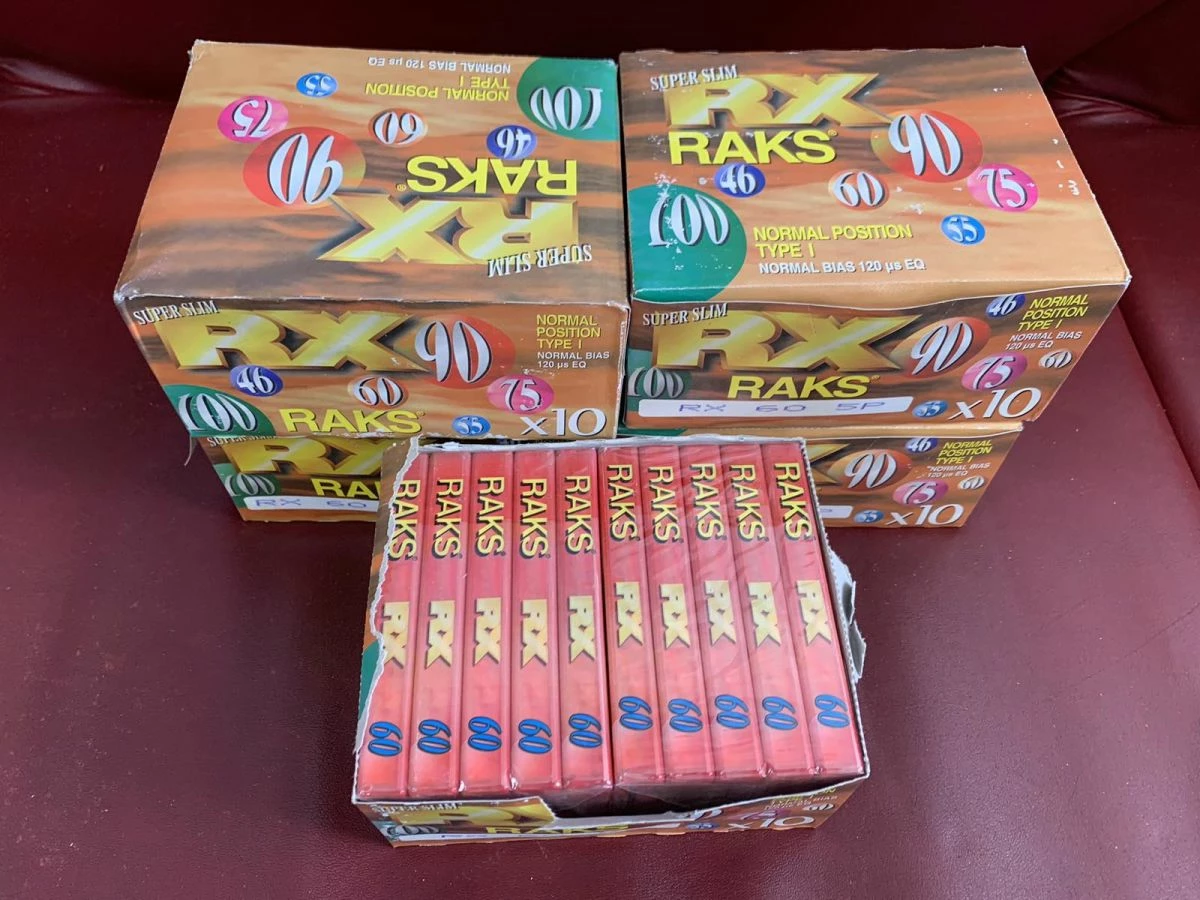 Vendora Κασέτες 50 τεμάχια αγραφεσ καινούργιες