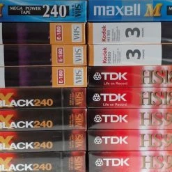 Vendora 16 άγραφες σφραγισμένες βιντεοκασέτες VHS