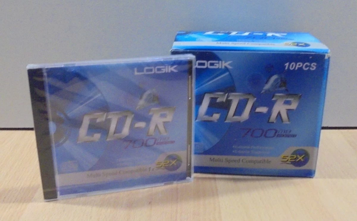 Vendora Logik CD-R σετ 10 τεμαχίων 700MB / 80min σφραγισμένα