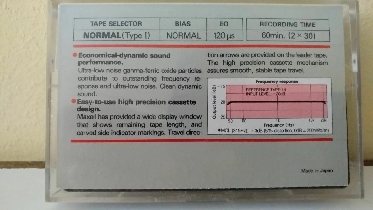 Vendora Maxell 1982-1986 ( 5 κασέτες σπάνιες ) NORMAL ( Type I ) - Image 8