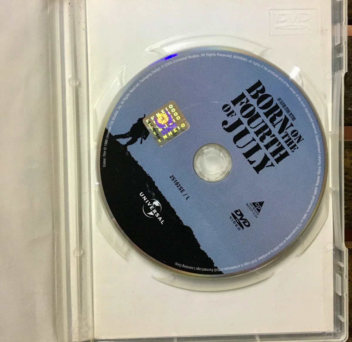 Vendora DvD - Born On The Fourth Of July (1989) - Image 3