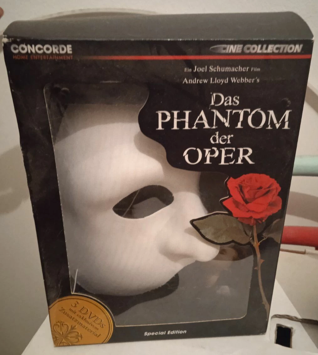 Vendora The Phantom Of The Opera DVD - Special Edition (χωρίς ελληνικούς υποτιλτους) + Βιβλίο σε δύο τόμους + συλλεκτική μάσκα - Image 8