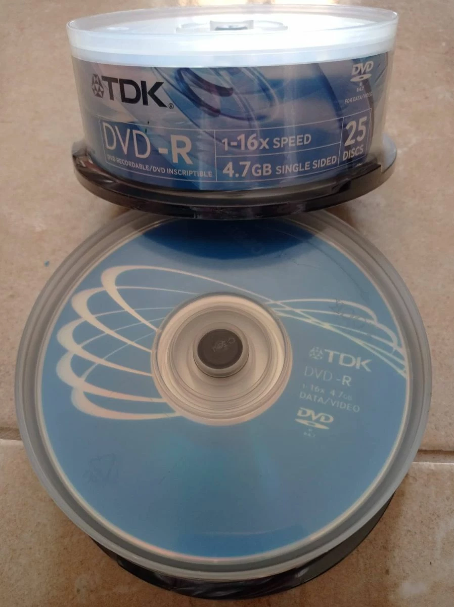 Vendora TDK DVD-R 4.7GB 16x Cakebox 25 DISCS ΣΦΡΑΓΙΣΜΕΝΑ