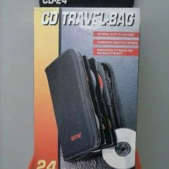 Vendora CD CASE (βαλιτσάκι) TRAVEL 24CD/DVD/BDR Σκληρή θήκη (όπως η μονές σκληρές θήκες) (ΠΩΛΗΣΗ)
